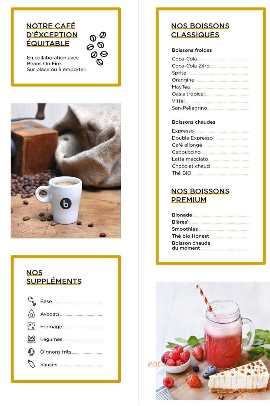 Bagel corner — carte page 4