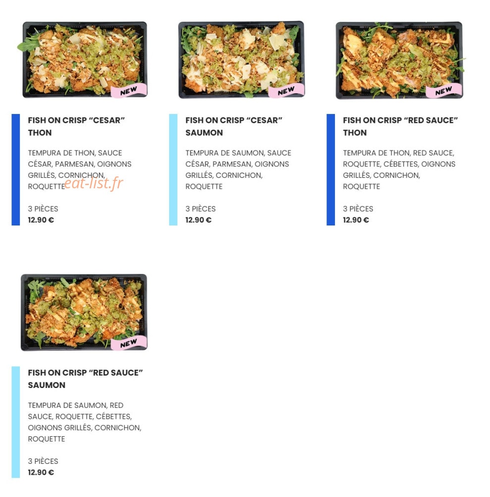 Easy Sushi — carte page 14