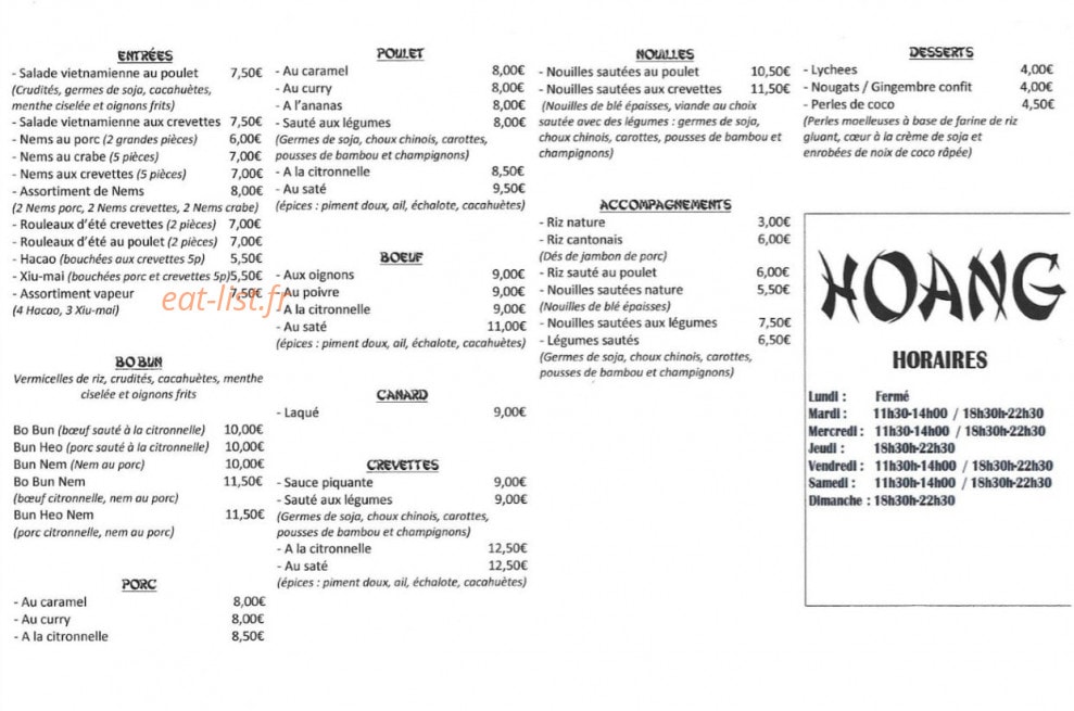 Hoang — carte page 1