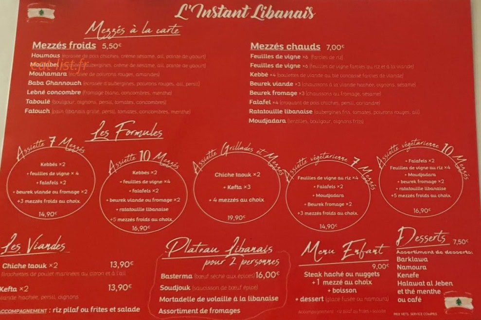 L’instant libanais — carte page 1