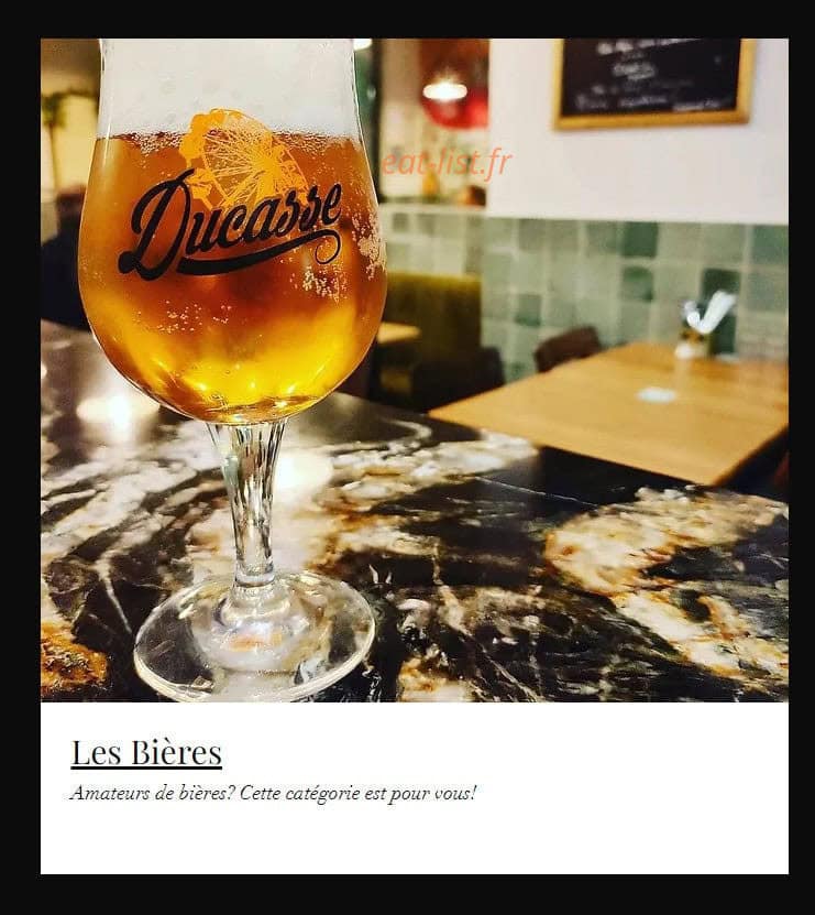 La Beerocratie — carte page 2