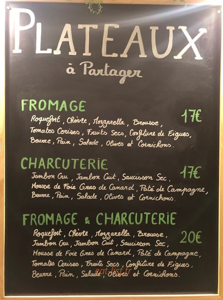 La Piccoline — carte page 1