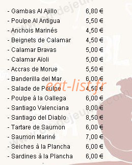 La tasca — carte page 2