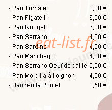 La tasca — carte page 3