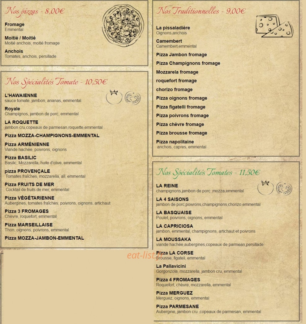 Le Pallavicini — carte page 1