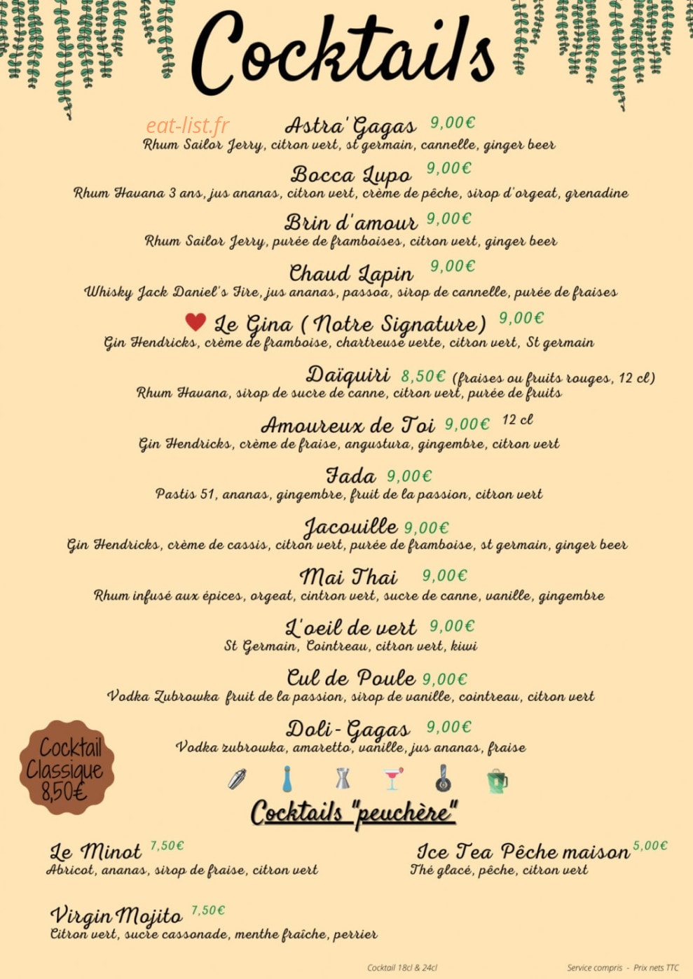 Les Gagas — carte page 4