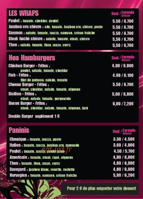 Pink Hornet — carte page 2