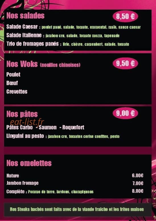 Pink Hornet — carte page 3