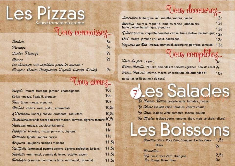 Pizza d'Aleto — carte page 2