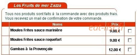 Pizza zazza — carte page 7