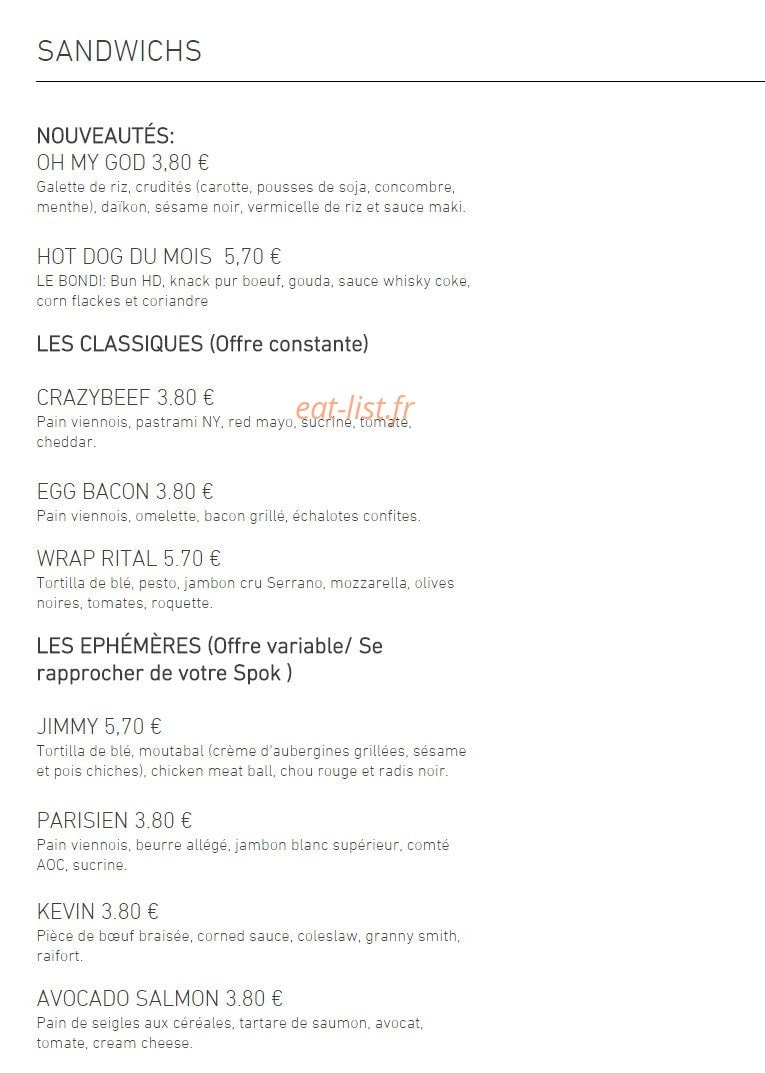 Spok — carte page 1