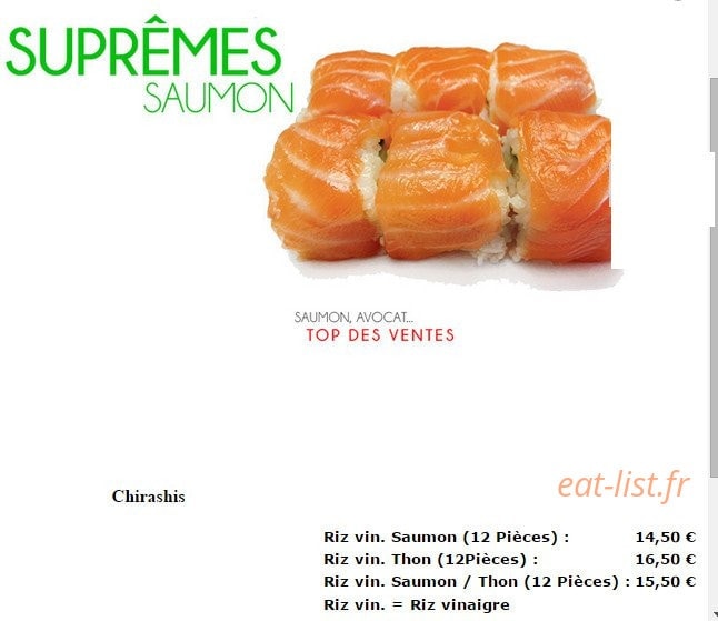 Sushi by nem — carte page 11