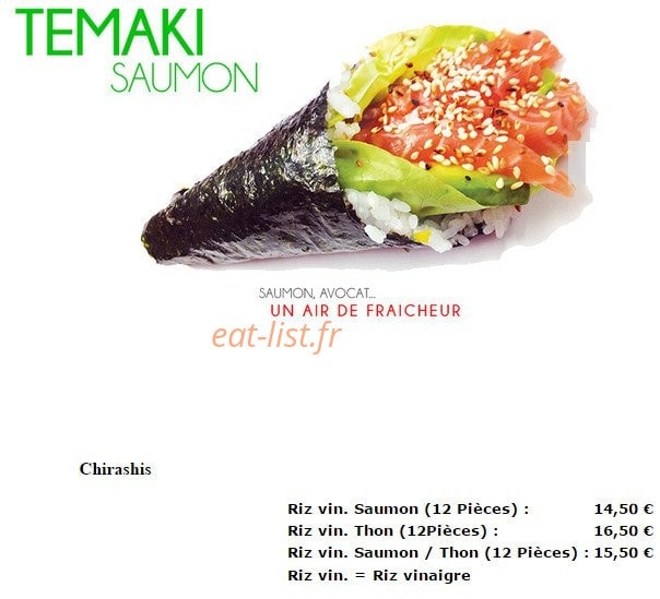 Sushi by nem — carte page 9
