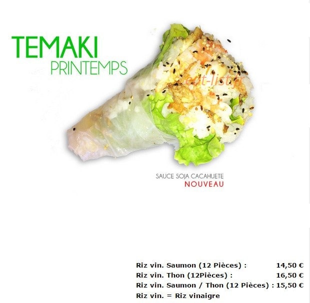Sushi by nem — carte page 10