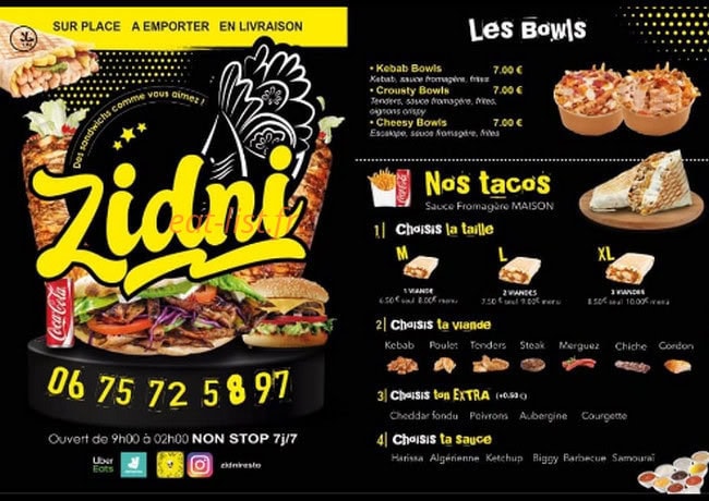 Zidni - Baille — carte page 1