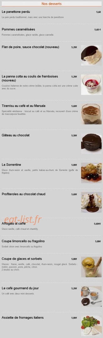 Al Dente — carte page 6