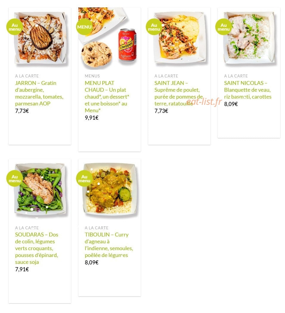 Bistro Massilia — carte page 5