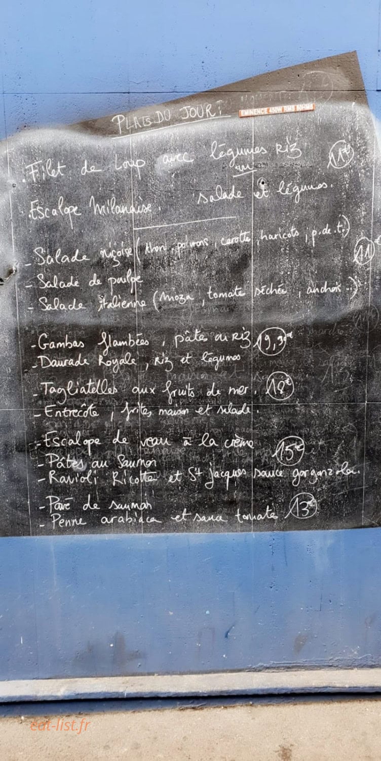 Café le Barok — carte page 1