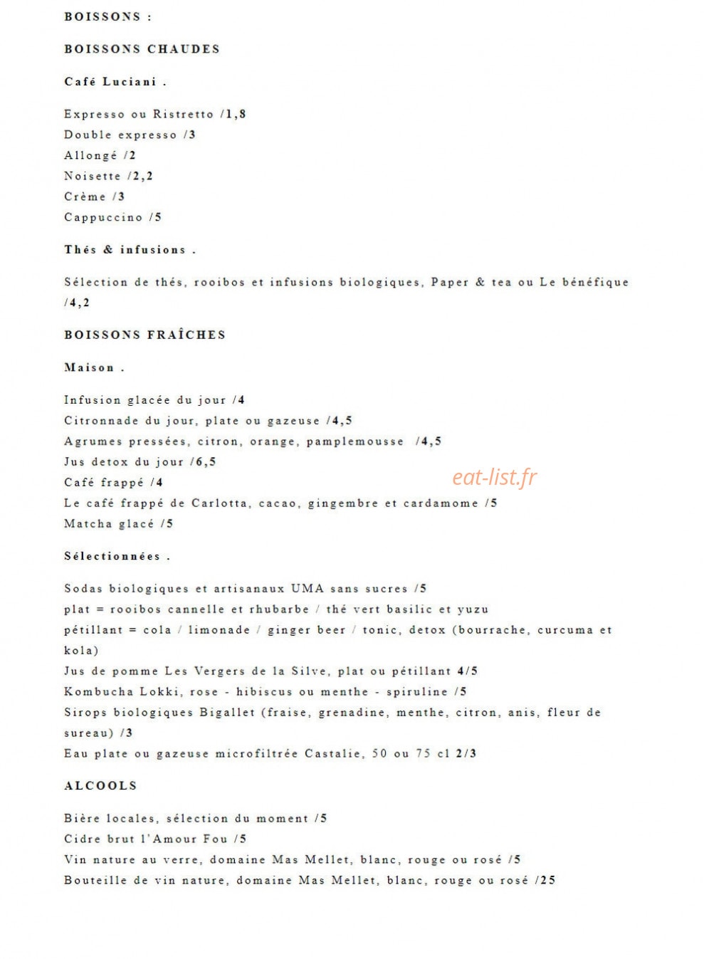 Carlotta With — carte page 3
