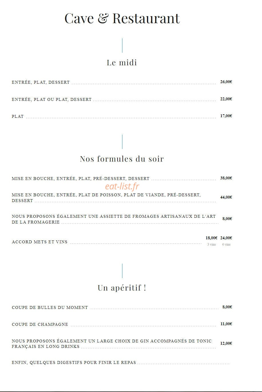 Copains — carte page 1