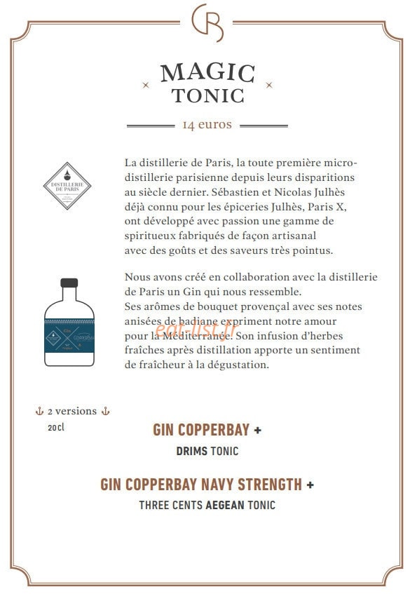 CopperBay — carte page 11