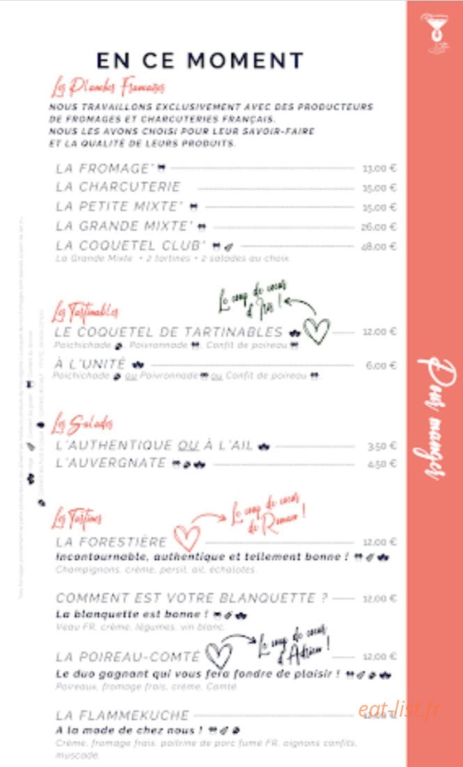 Coquetel Club — carte page 3
