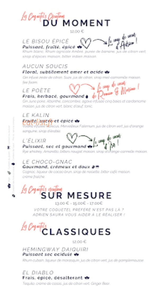 Coquetel Club — carte page 4