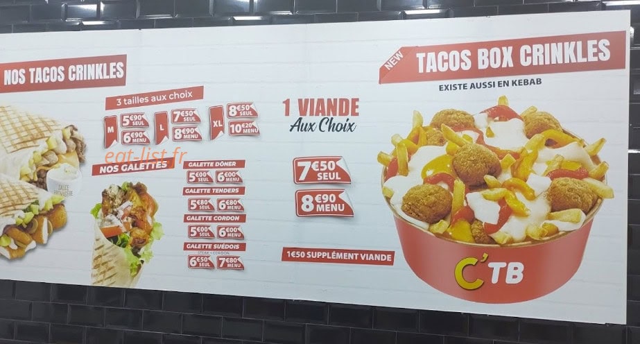 Ctb c'tb halal — carte page 1