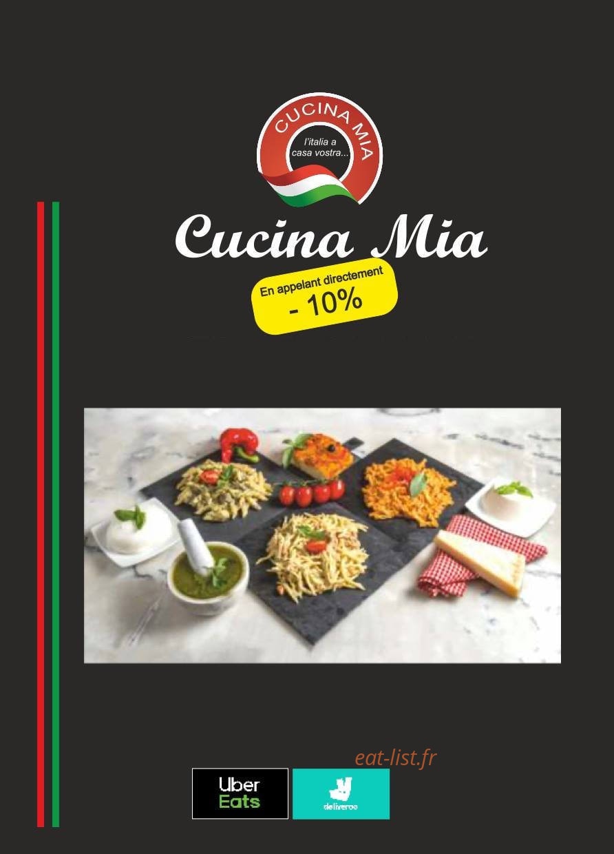 Cucina mia — carte page 1