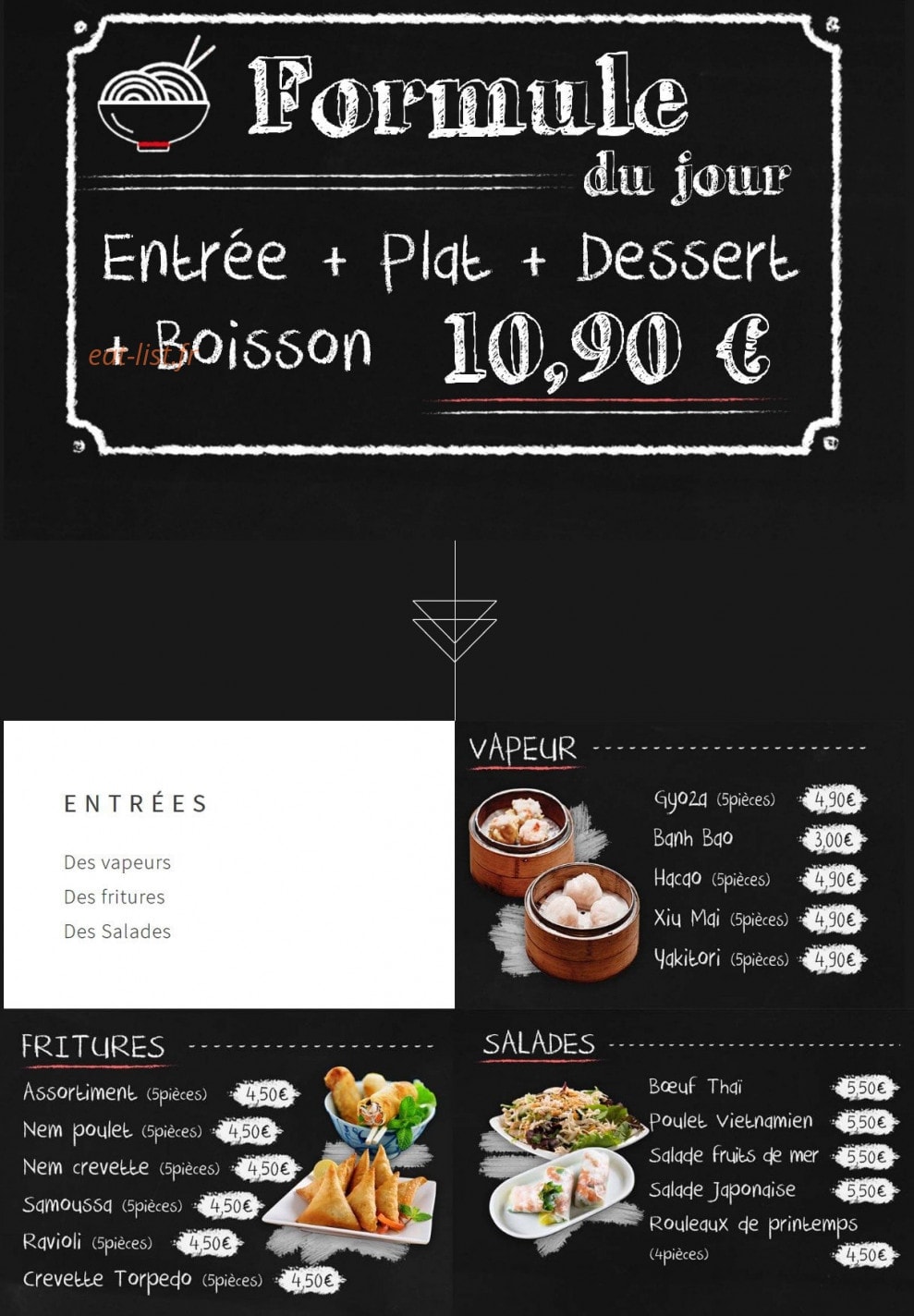 DaKao — carte page 1