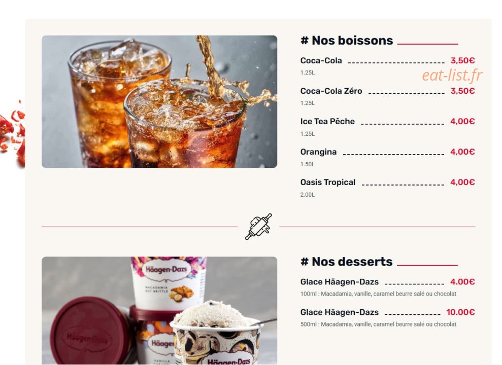 Dolce Pizza — carte page 5