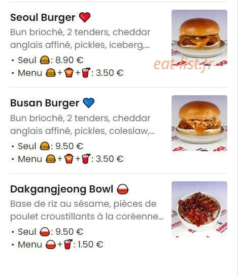 FeedMe — carte page 9