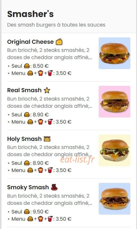 FeedMe — carte page 5