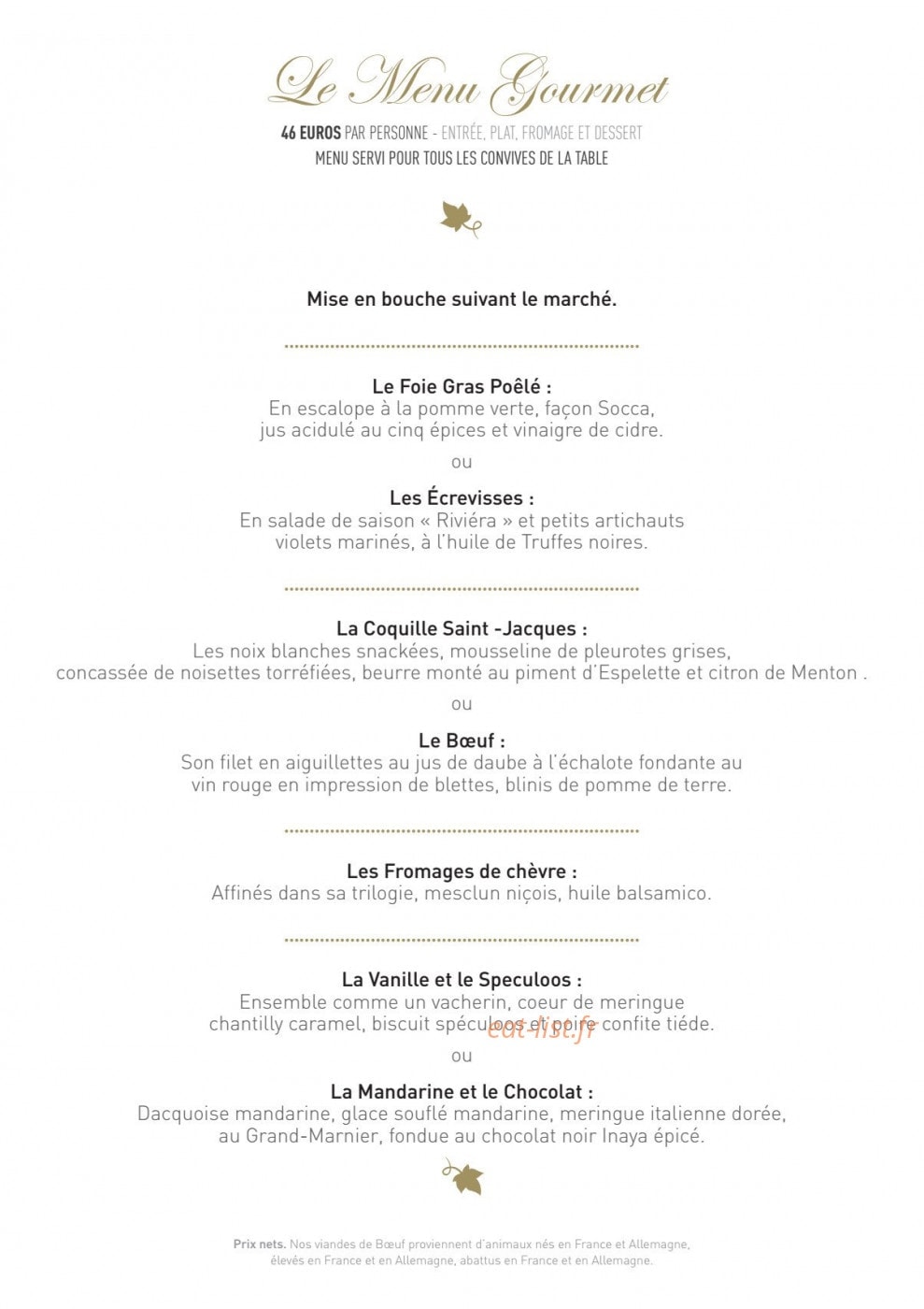 Fleur de Sel — carte page 5