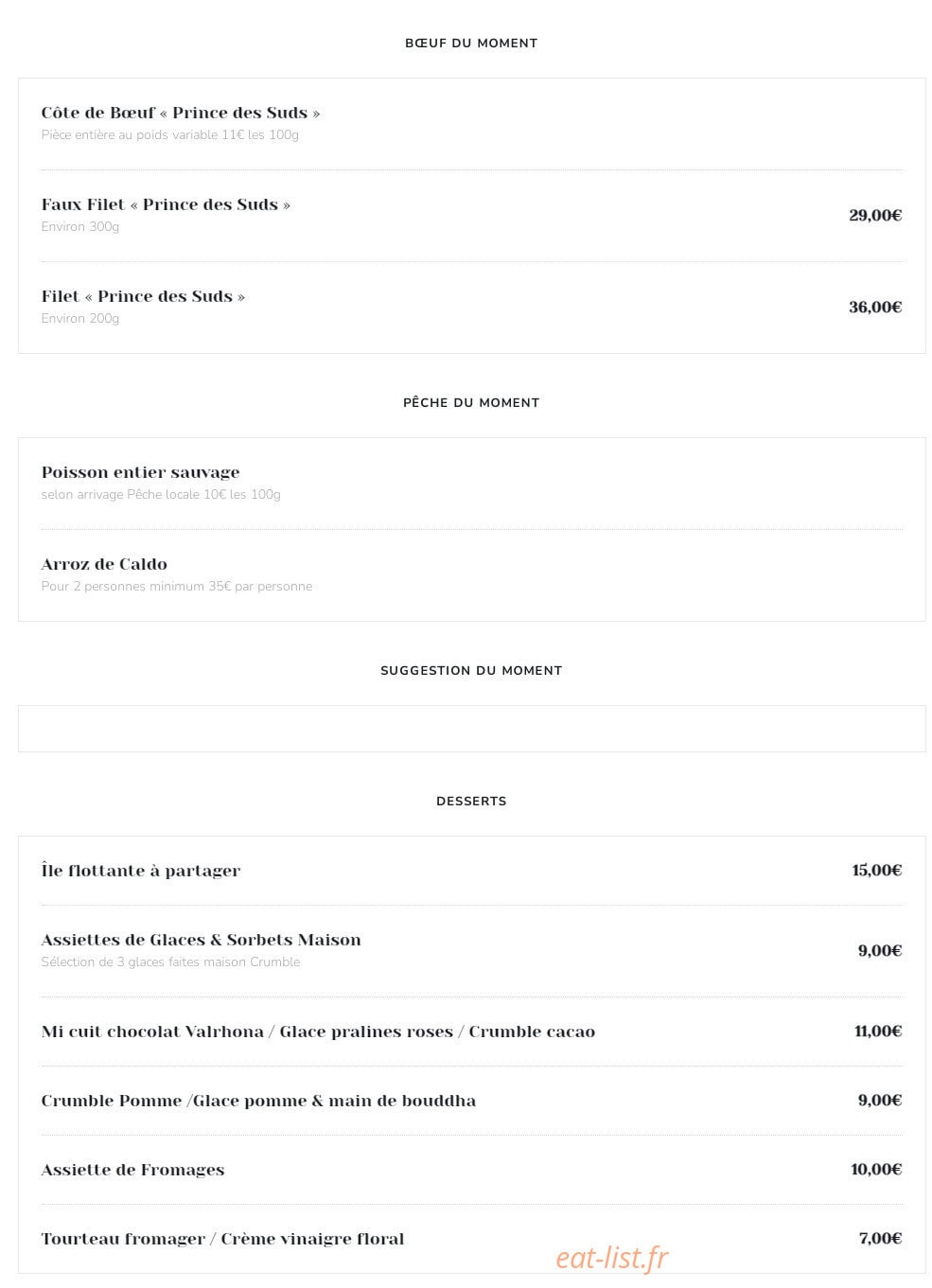Frangine — carte page 2