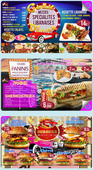 Gold Diner — carte page 2