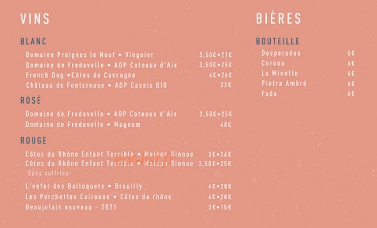 La Gaudina — carte page 2