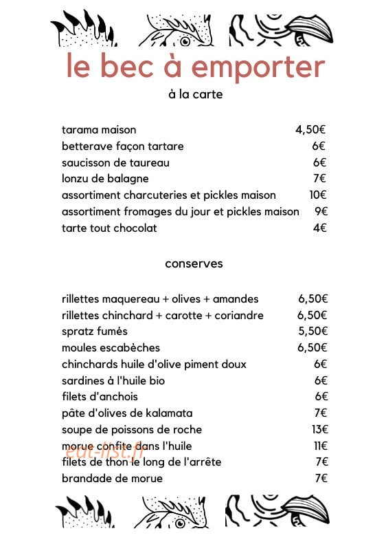 Le Bec du Coq — carte page 1
