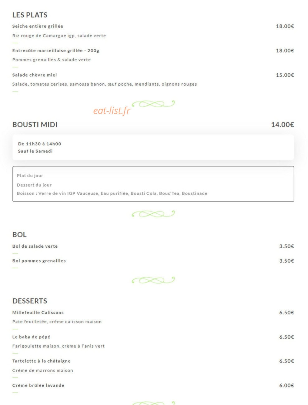 Le Bousti — carte page 2
