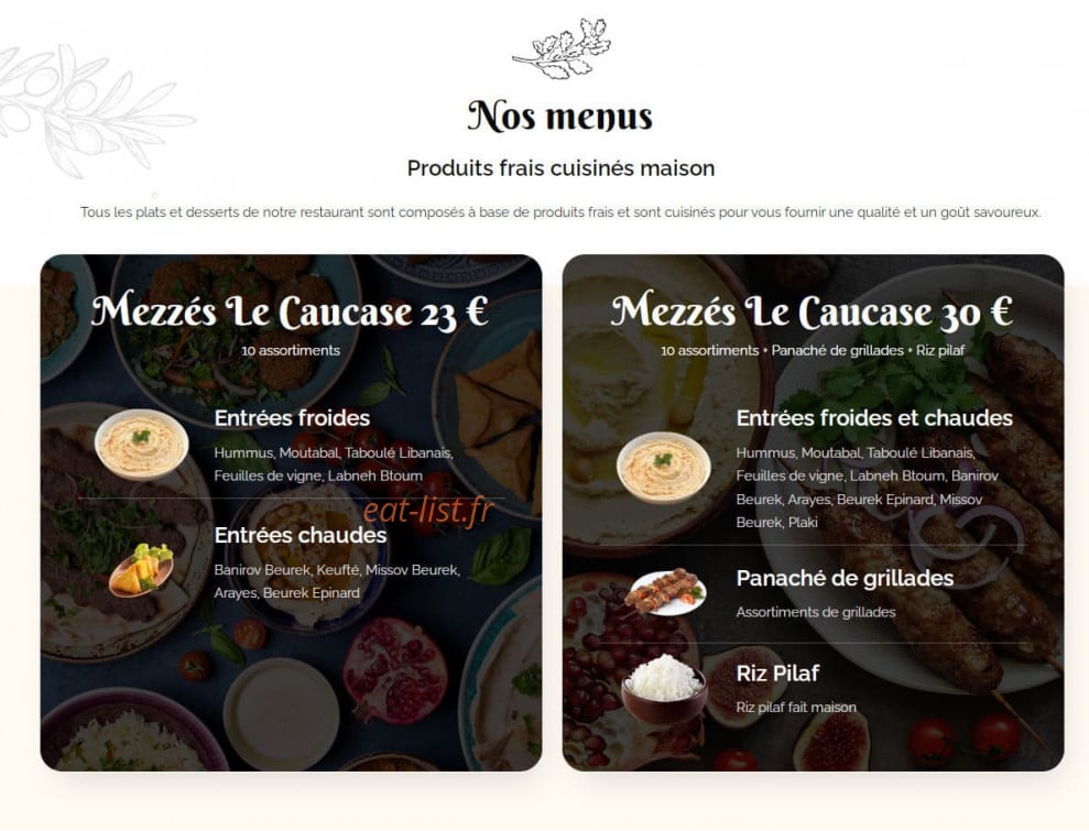 Le Caucase — carte page 1