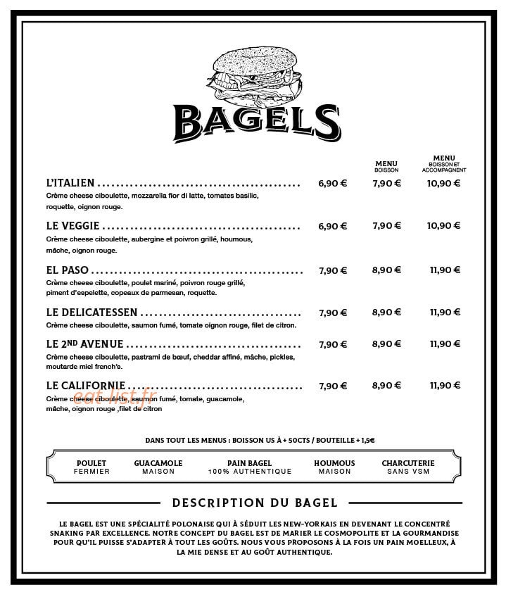 Le foodies — carte page 1