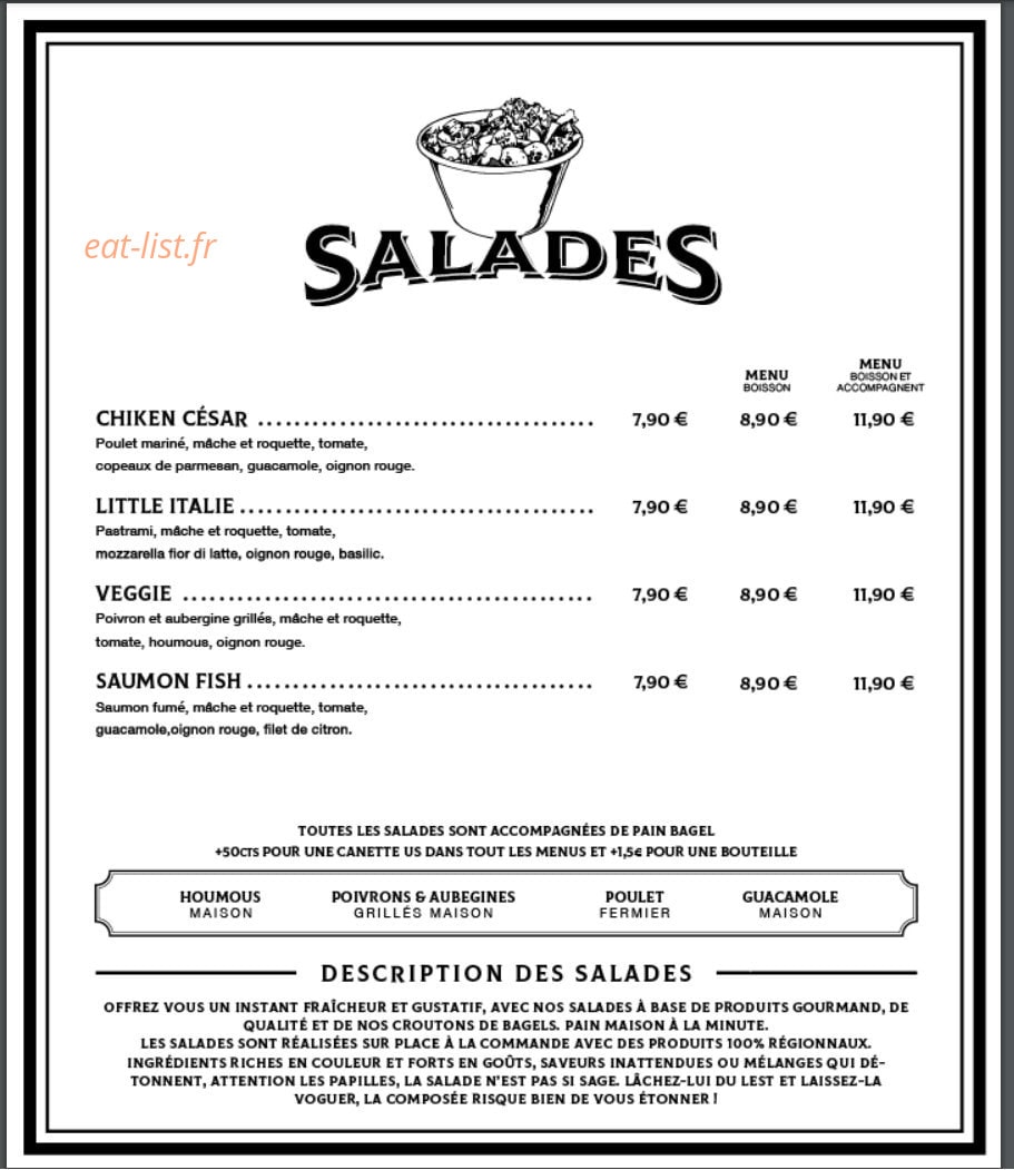 Le foodies — carte page 3