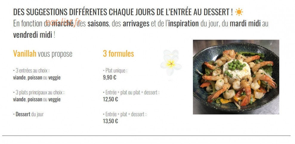 Le Petit Chamarel — carte page 1