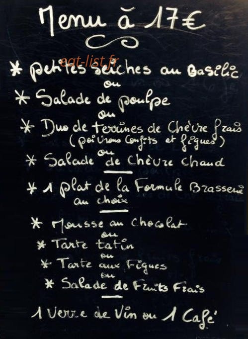 Le Resto Provençal — carte page 2