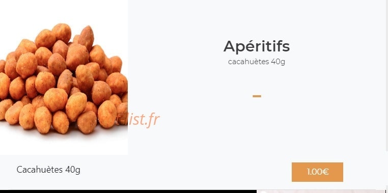 Le Temps d'une Pizza — carte page 1