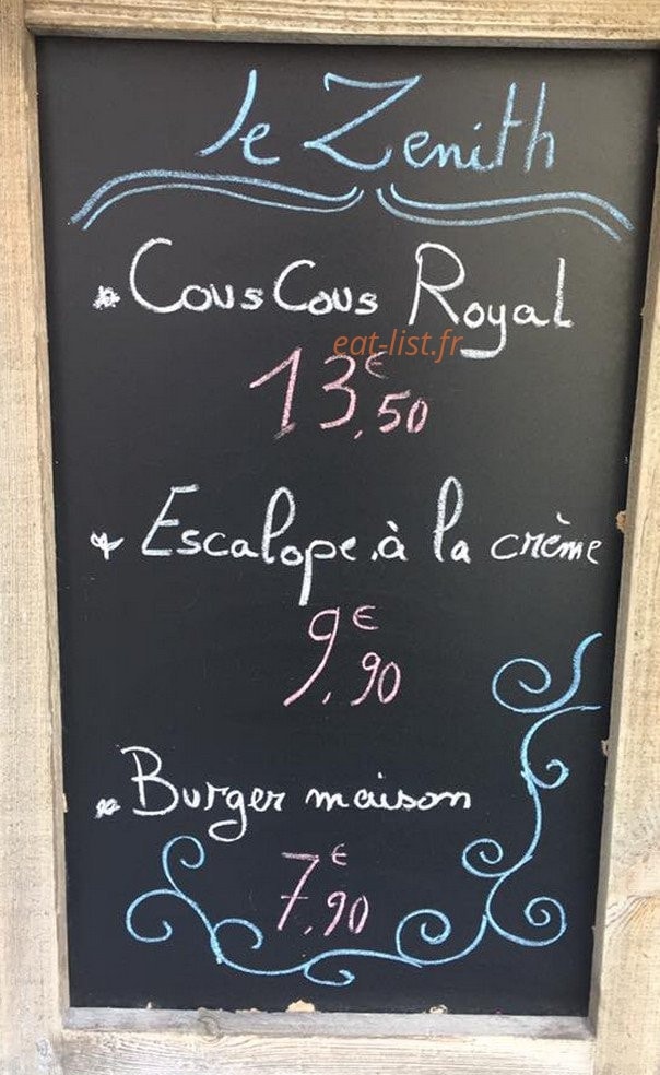 Le Zenith — carte page 2