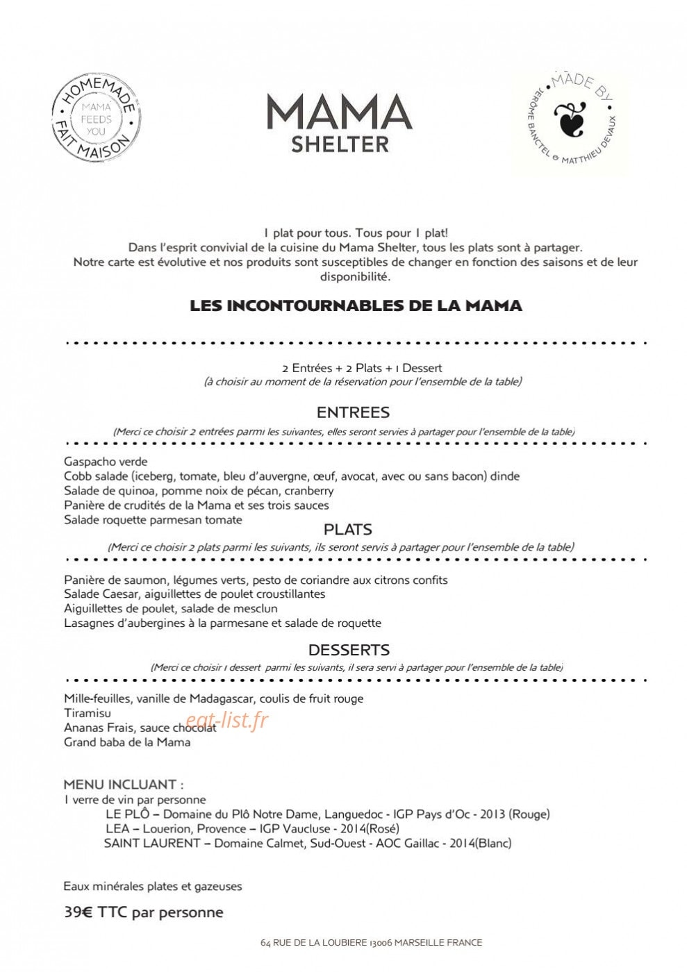 Mama shelter — carte page 7