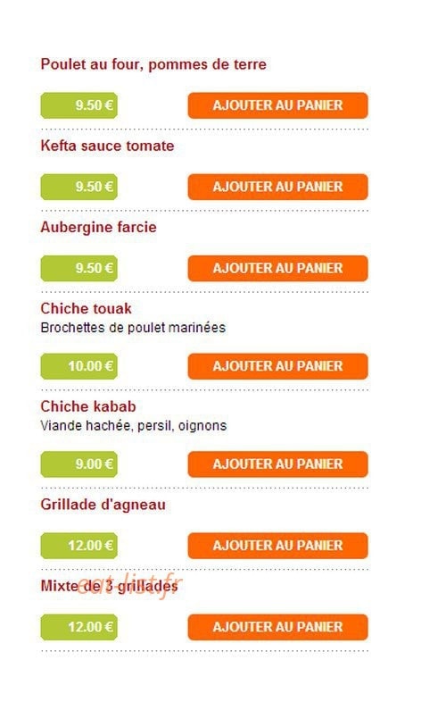 Mezze — carte page 5