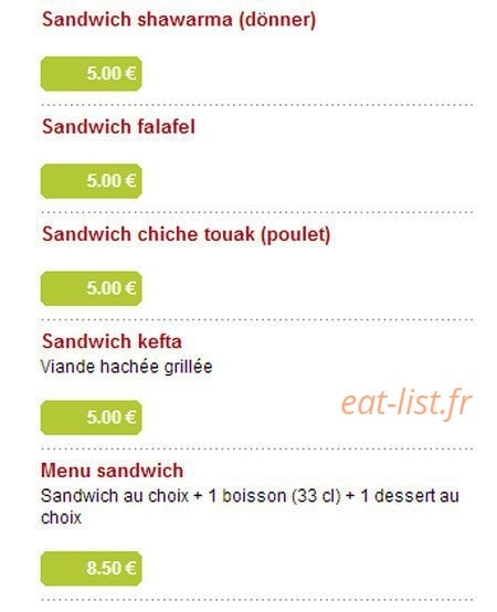 Mezze — carte page 6