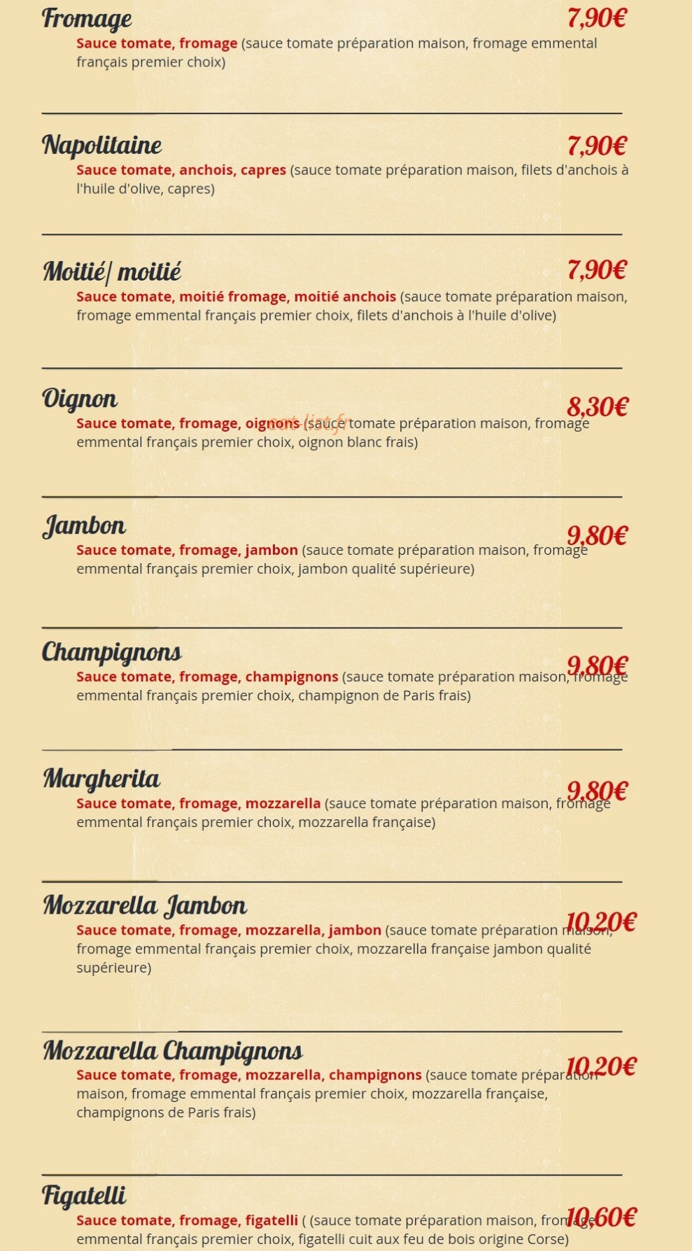 Pizza-Street — carte page 6